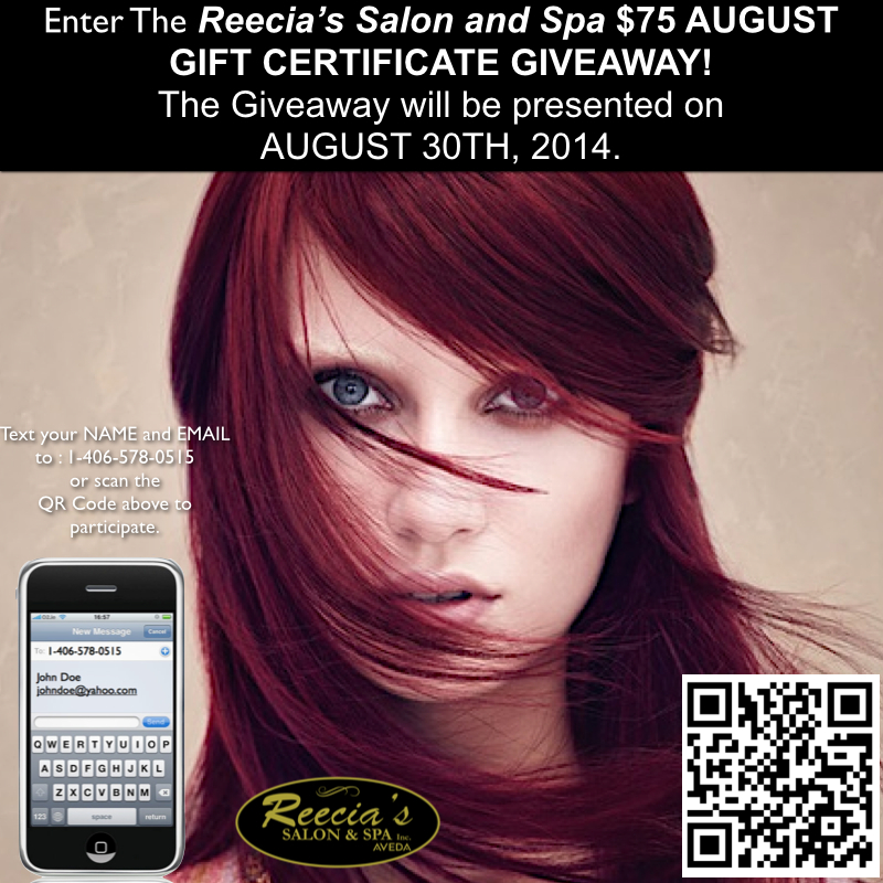 $75 GIFT CERTIFICATE AUGUST 2014 Facebook Square .001