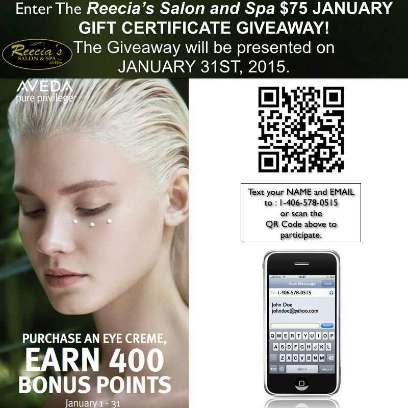 $75 GIFT CERTIFICATE JANUARY 2015 Facebook Square.001