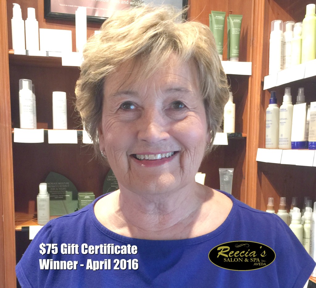 Nancy Brown - April 2016 Winner cropped