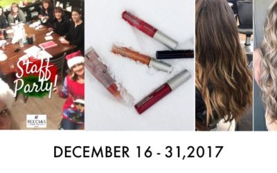 Staff Party, 12 Days of Christmas Continues, Before and Afters, SilkOut System | December 16 – 31, 2017