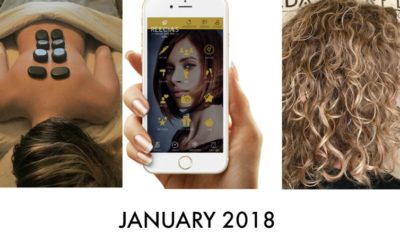 Meet our team, Aveda Pure Privilege, Our App, Before and Afters, Valentine’s Day, Hot Stone Massage | January 2018