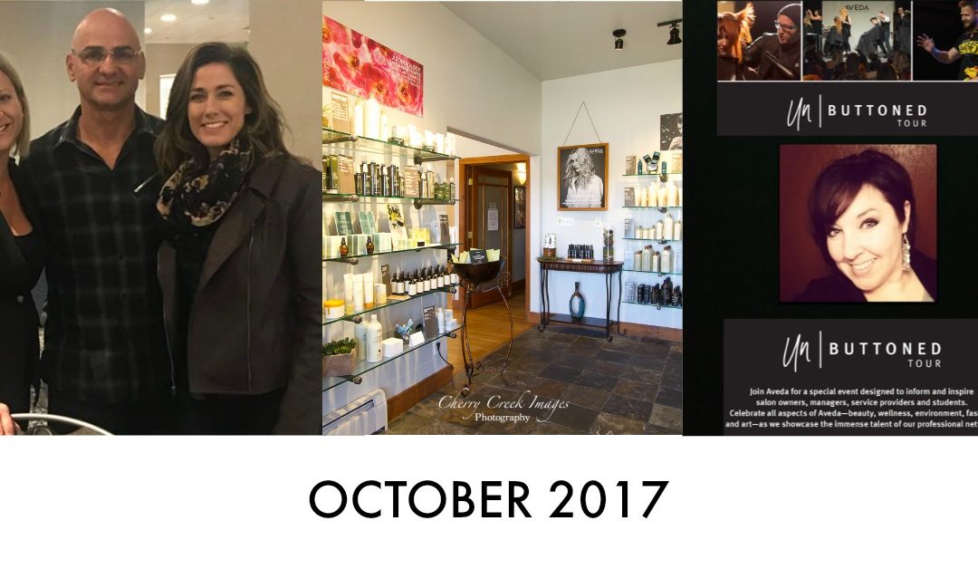 Halloween, #AvedaArtist, Our New Salon, Before and Afters, Our App, Advanced Color Class | October 2017