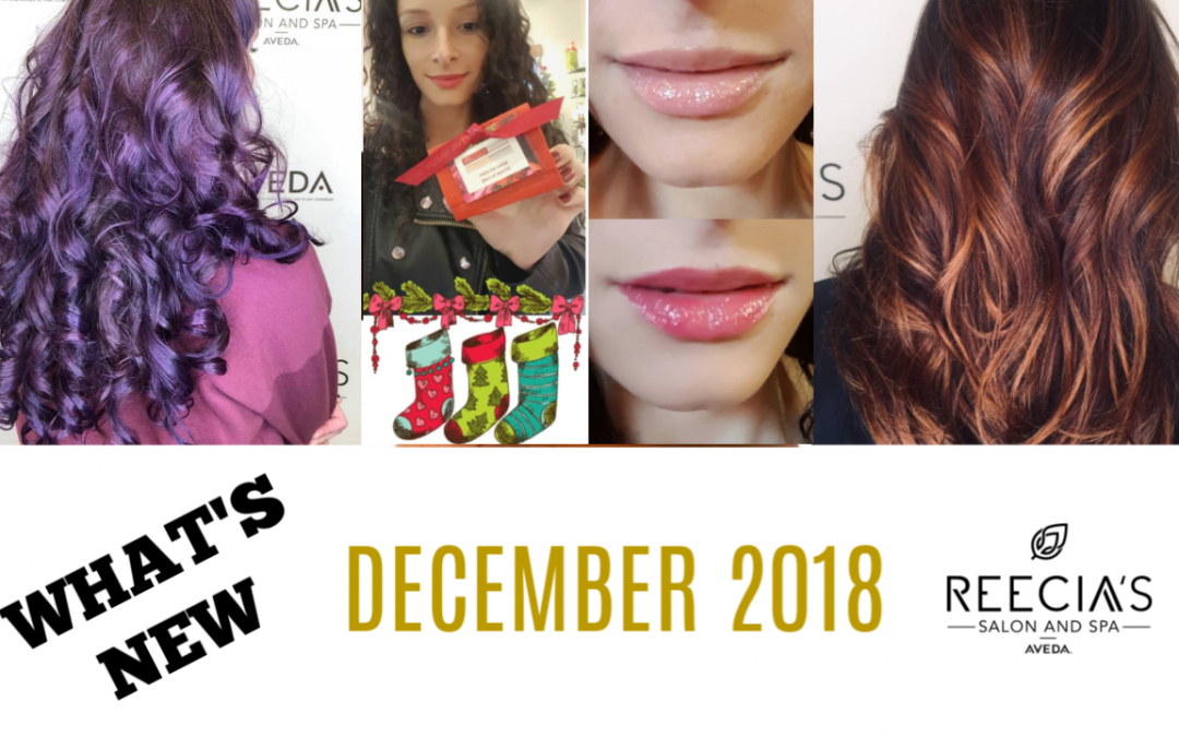 Our December Highlights: Chelcie is Back, Aveda Custom Gift Sets, “Make Her Smile” Glosses , Before and Afters, Christmas Gift Stockers