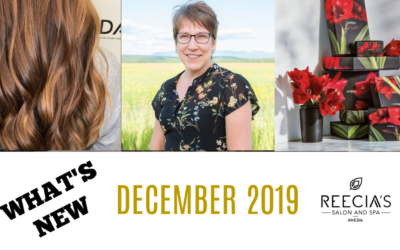 Our December 2019 Highlights: Happy Holidays, Gift Sets, Nutriplenish Hair Hydration, Congratulation Daphne, Debbie is back, Before and Afters