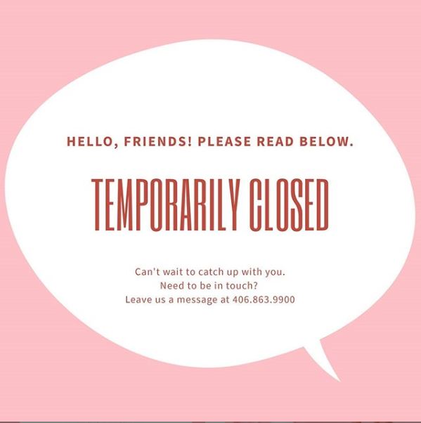 We are temporarily closed from March 22nd April 10th Curbside