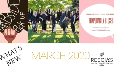 Our March 2020 Highlights: Covid19, Curbside Pick up, Shop Online, Temporarily closed, Before and Afters