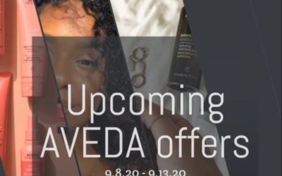 Reecia’s Salon – Upcoming ONLINE Aveda Offers and Savings – 9.8.20 – 9.13.20