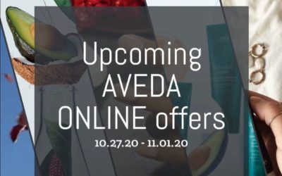 Reecia’s Salon – Upcoming ONLINE Aveda Offers and Savings – 10.27.20 – 11.1.20