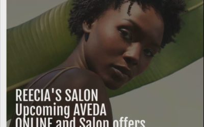Reecia’s Salon – Upcoming ONLINE Aveda Offers and Savings – 06.16.21 – 06.30.21