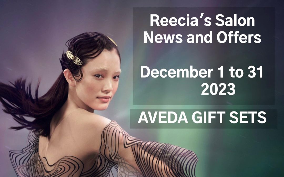 Reecia’s Salon Savings and Highlights – DECEMBER 2023 – Aveda
