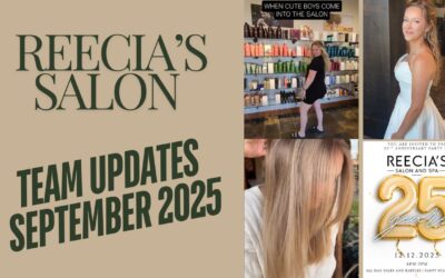 Reecia’s Salon & Spa Staff Blog: September – Transformations, Celebrations & Exciting News!